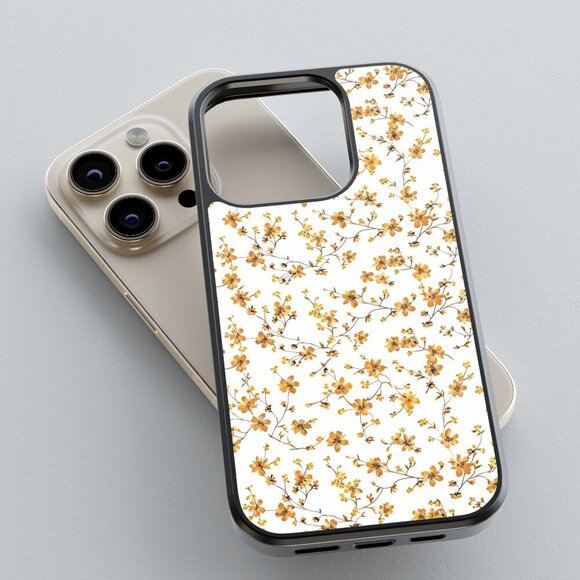 Floral Phone Case – iPhone 16, 15 Pro, 14, Galaxy S25 S24FE, Pixel 8 Pro, 9 Pro - Picture 2 of 5